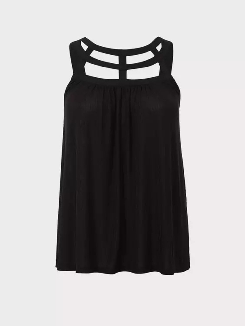 Torrid Women's Plus Size Studio Knit Strappy Swing Tank Top 5X 5 30 EUC